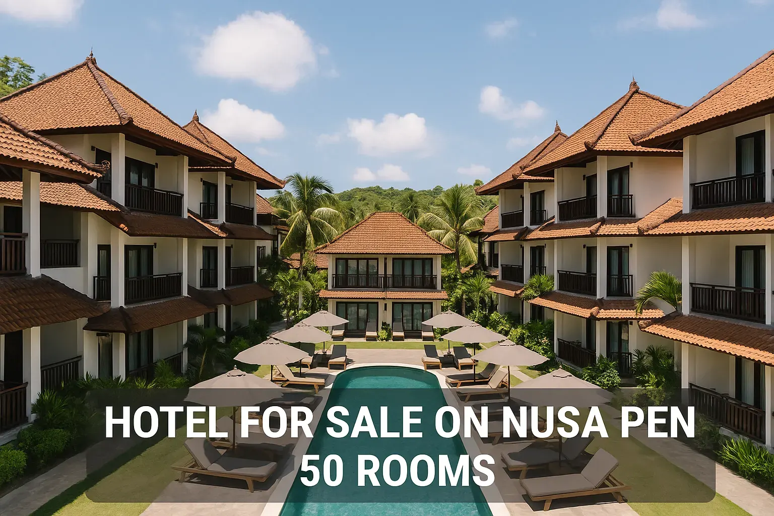 Hotel for Sale on Nusa Penida, 50 Rooms